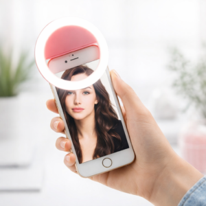 selfie flash anneau lumineux pour téléphone intelligent 4 variations lumineuses
