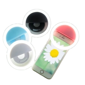 selfie flash anneau lumineux pour téléphone intelligent 4 variations lumineuses