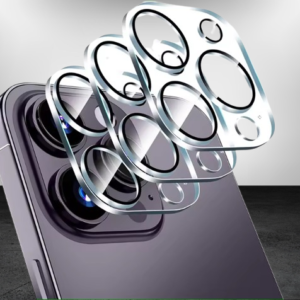 Protection de Caméra Arrière Film 9H Noir pour iPhone