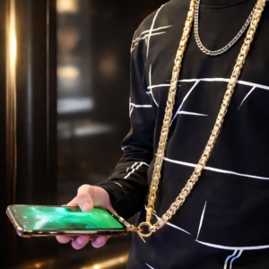 Chaîne Bijou tour de cou pour téléphone