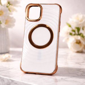 Coque Glam MagSafe iPhone 11 Blanche