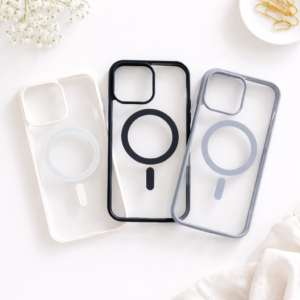 Coque iPhone transparente / Coloré Blanc