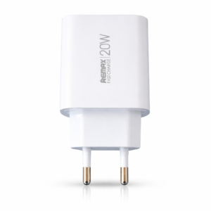 Chargeur Secteur Rapide 20W USB + Type-C REMAX Blanc