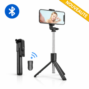 Perche à selfie R1s avec trépied support avec lumière intégrée