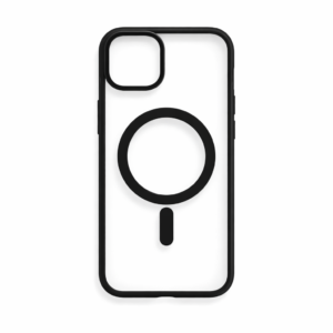 Coque iPhone transparente / Colorée Noir