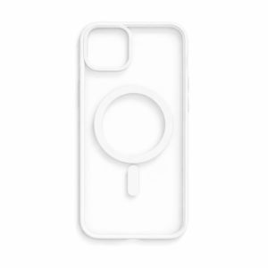 Coque iPhone transparente / Coloré Blanc