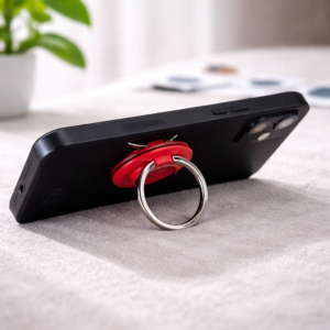 Support de bague de doigt flexible rotatif pour téléphone