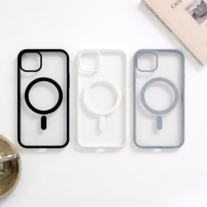 Coque iPhone transparente / Coloré Blanc