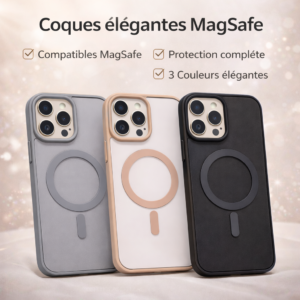 Coque iPhone transparente / Coloré Blanc