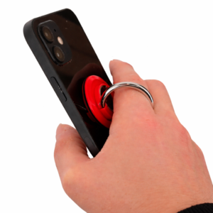 Support de bague de doigt flexible rotatif pour téléphone