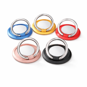 Support de bague de doigt flexible rotatif pour téléphone