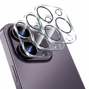 Protection de Caméra Arrière Film 9H Noir pour iPhone