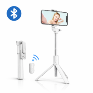 Perche à selfie R1s avec trépied support avec lumière intégrée