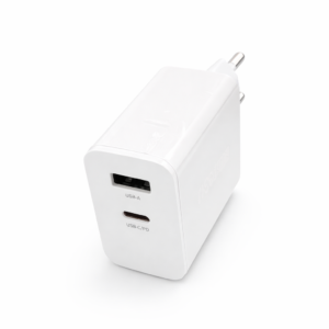 Chargeur Rapide 33W USB + Type-C REMAX Kiddy Series Blanc