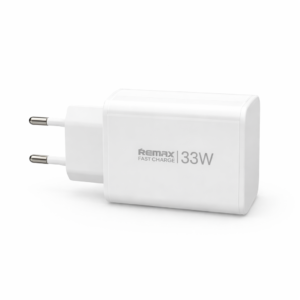 Chargeur Rapide 33W USB + Type-C REMAX Kiddy Series Blanc