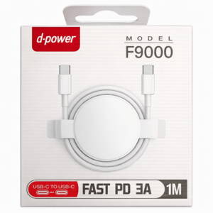 Câble USB-C vers USB-C D-Power F9000 – Charge rapide