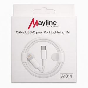 Câble USB-C vers Lightning Mayline A1014 Charge rapide 20W