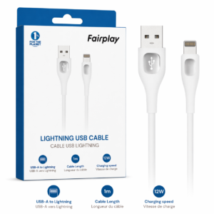 Câble de Charge USB-A vers Lightning – Fairplay