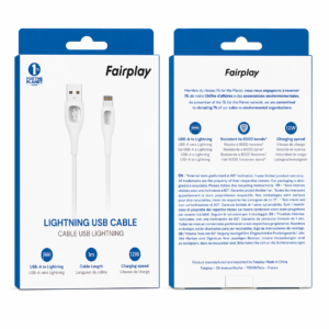 Câble de Charge USB-A vers Lightning – Fairplay