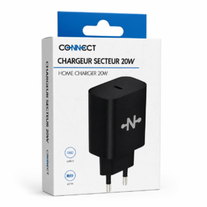 Chargeur Secteur USB-C 20W CONNECT – Charge Rapide PPS